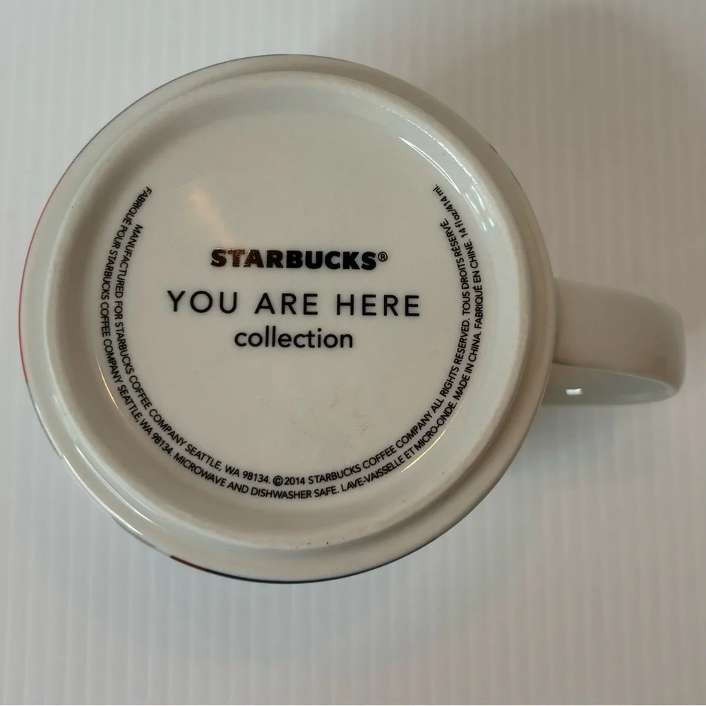 Starbucks Virginia 14 oz Mug You Are Here 2014 Collector Series Coffee Cup